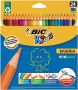 Kleurpotlood Bic kids ecolutions evolution 24 potloden in kartonnen doos - Thumbnail 1