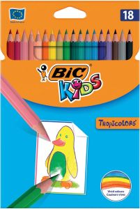 Bic Kids kleurpotlood Tropicolors etui van 18 stuks