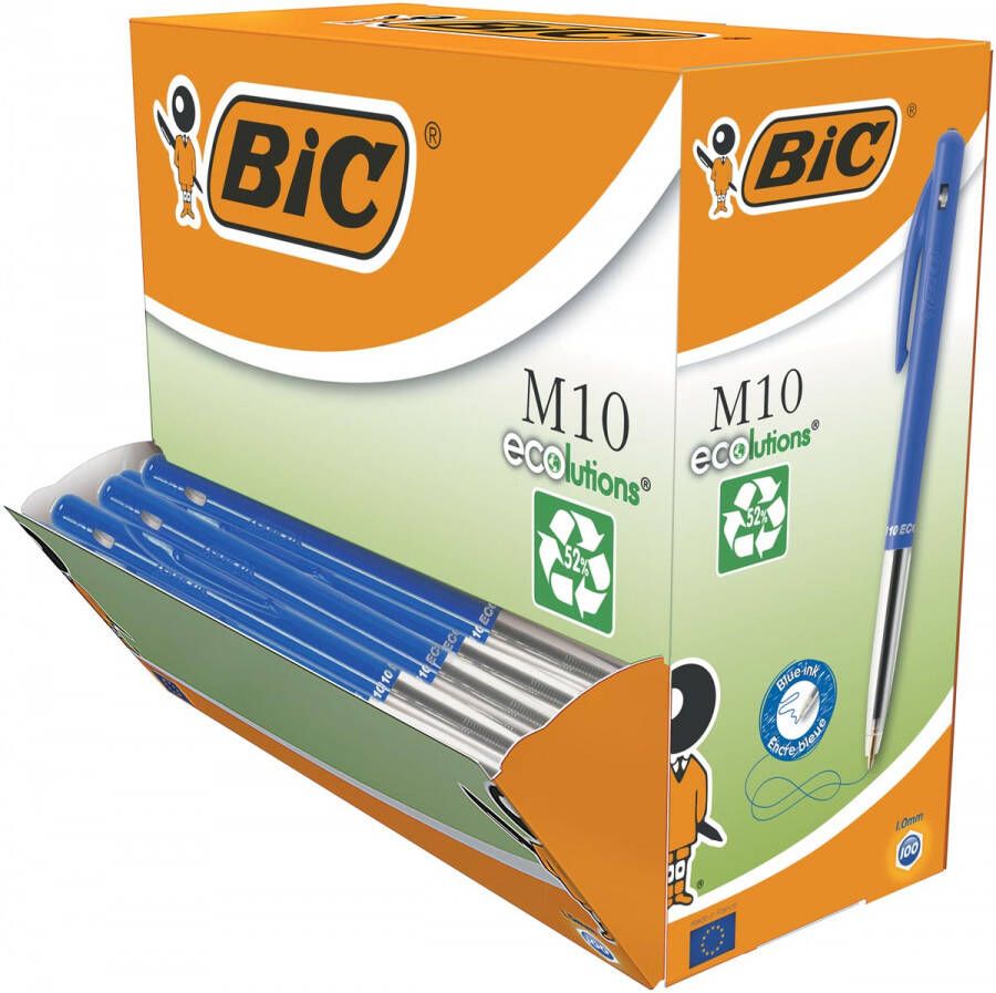 Bic M10 Ecolutions balpen blauw box van 100 online kopen