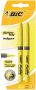 Bic markeerstift Highlighter Grip blister van 2 stuks geel - Thumbnail 1