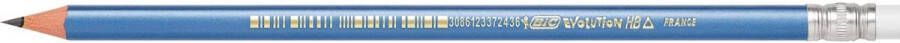 Bic potlood Evolution Triangle met gom