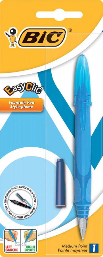 Bic vulpen EasyClic geassorteerde kleuren op blister