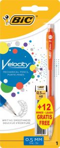 Bic Vulpotlood velocity 0.5mm met potloodstiften blister