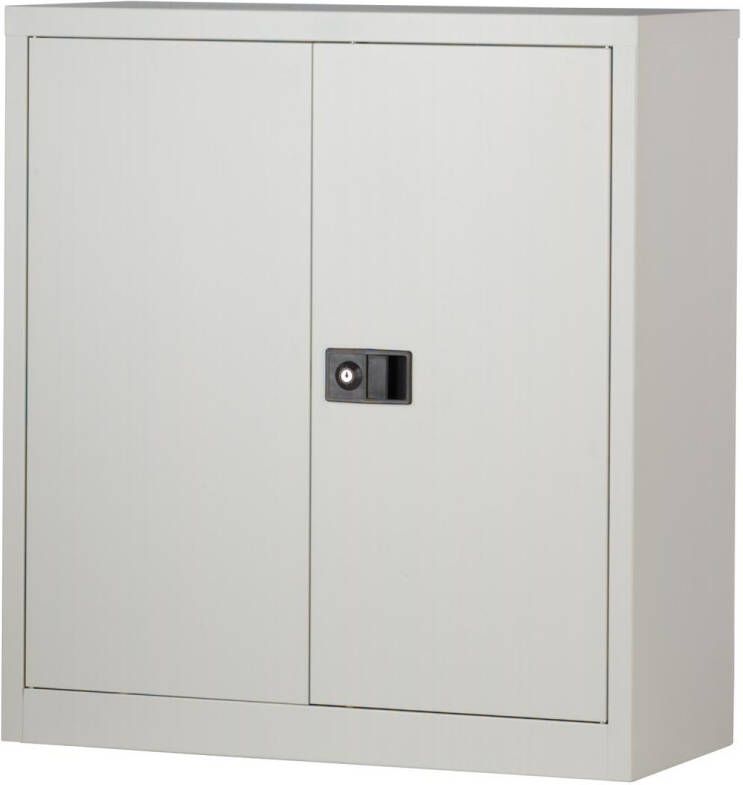 Bisley draaideurkast ft 100 x 91 4 x 40 cm (h x b x d) inclusief 1 legbord grijs