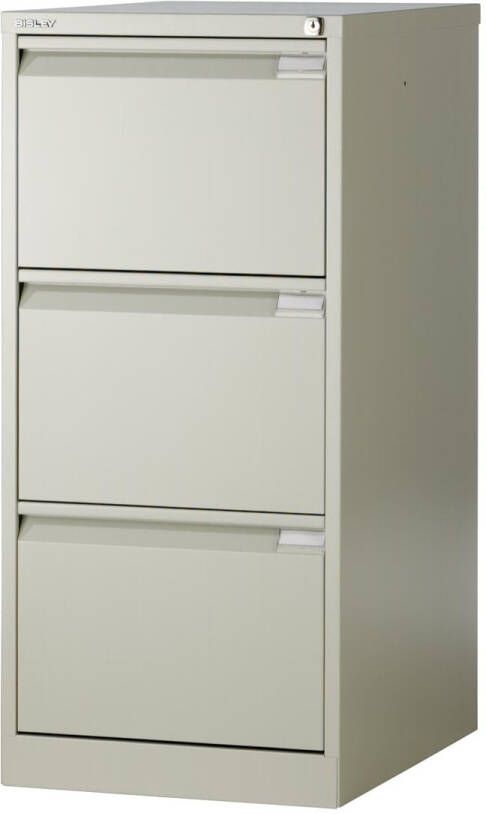Bisley hangmappenkast ft 101 6 x 47 x 62 2 cm (h x b x d) 3 laden grijs