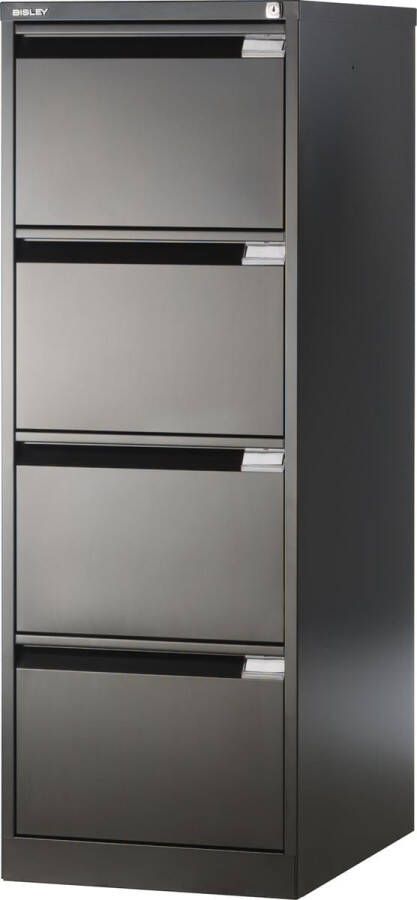 Bisley hangmappenkast ft 132 1 x 47 x 62 2 cm (h x b x d) 4 laden zwart