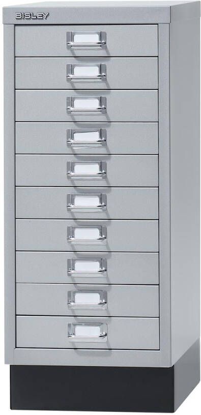 Bisley ladekast ft 67 x 27 9 x 40 8 (h x b x d) 10 laden zilver