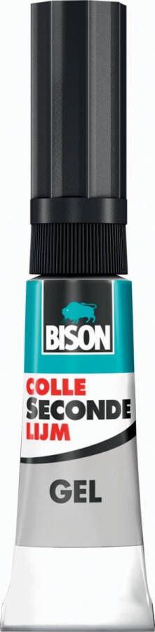 Bison secondelijm tube van 3 g op blister
