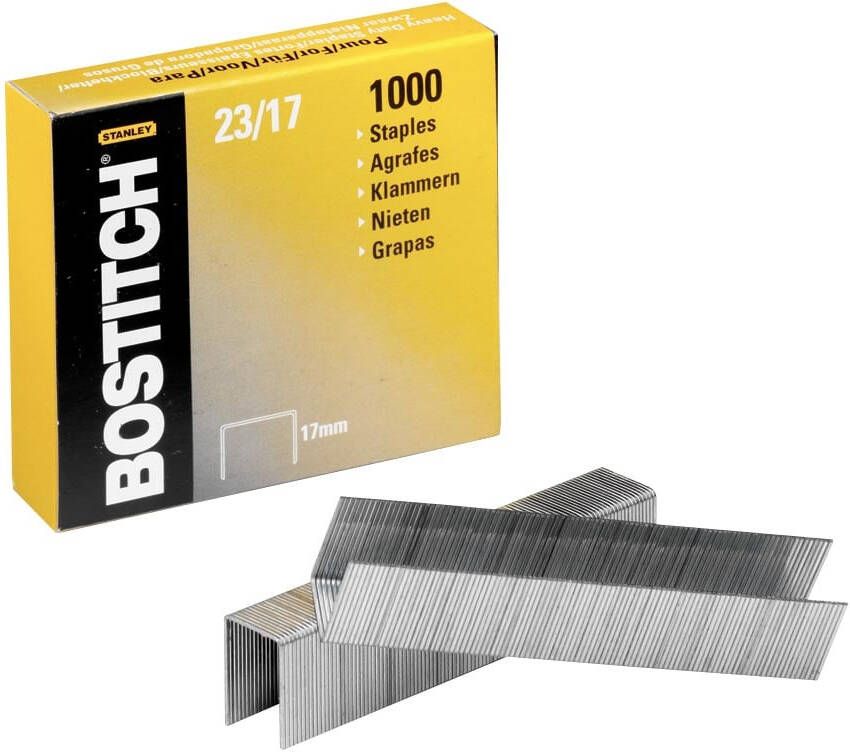 Bostitch nietjes 23-17-1M 17 mm verzinkt voor 00540 HD-23L17 HD-12F
