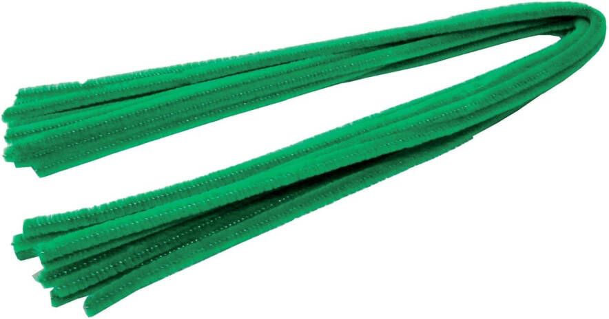 Bouhon chenilledraad groen pak van 10 stuks