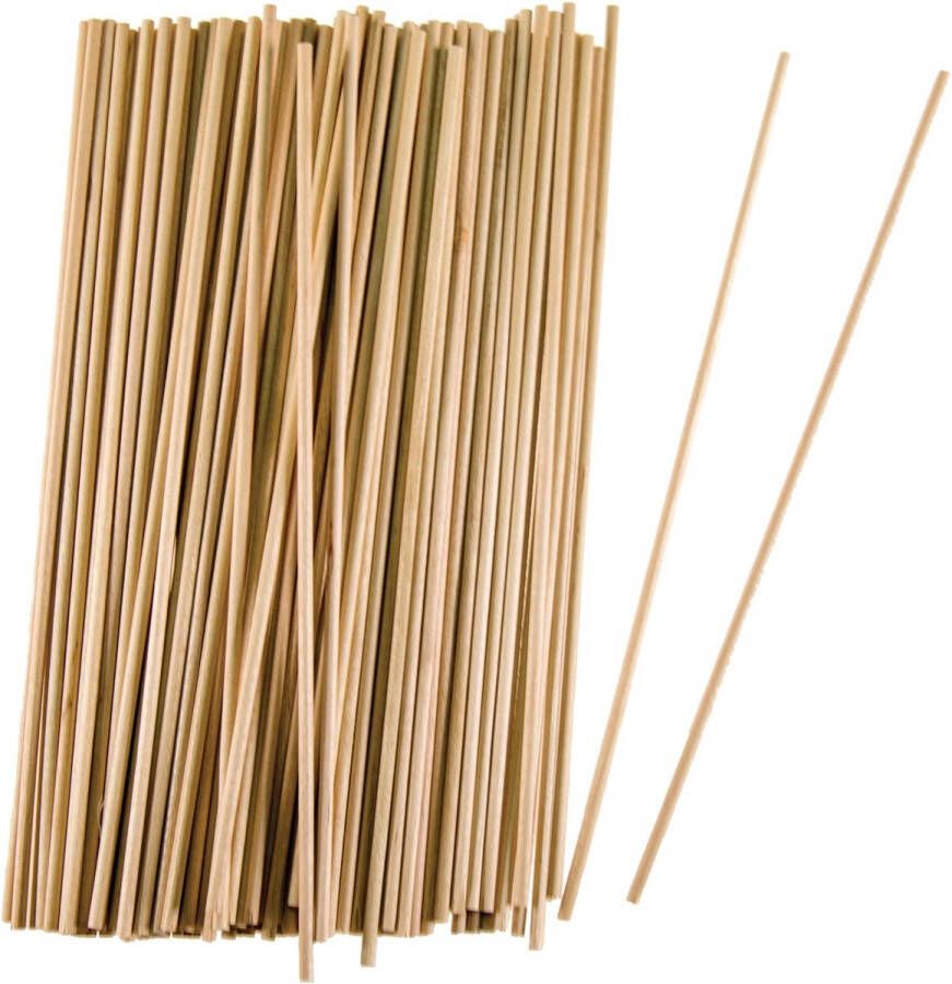 Bouhon houten staafje zak van 100 stuks
