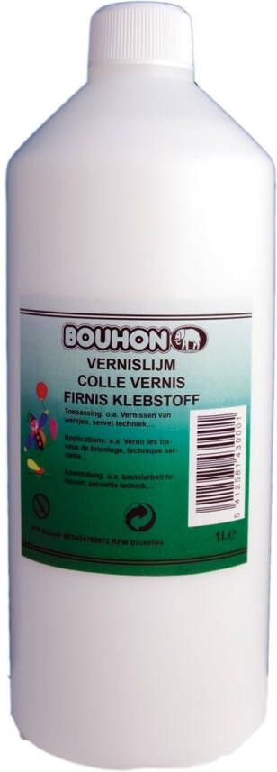 Bouhon vernislijm flacon van 1 l
