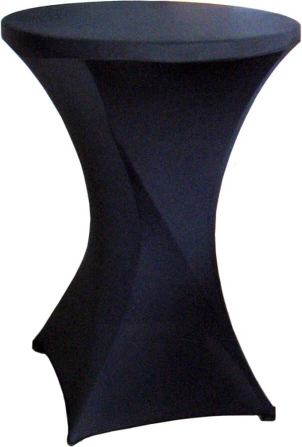 Brasq Hoes voor statafel diameter 80 cm zwart