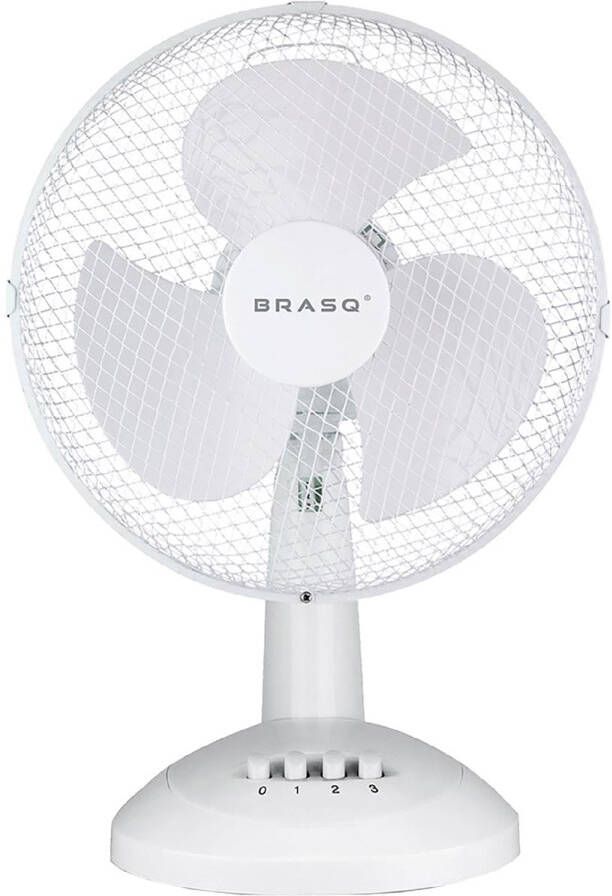Brasq Tafelventilator F400 diameter 30 cm wit