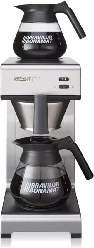 Bravilor Bonamat filterkoffieapparaat Mondo met 2 glazen koffiekannen - Foto 2