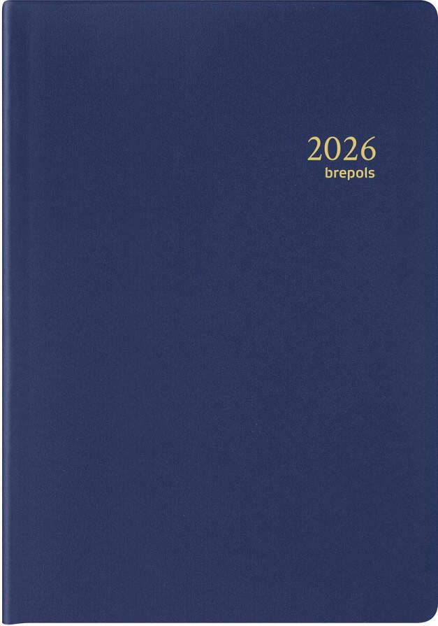Brepols agenda Armada Seta 4-talig blauw 2026