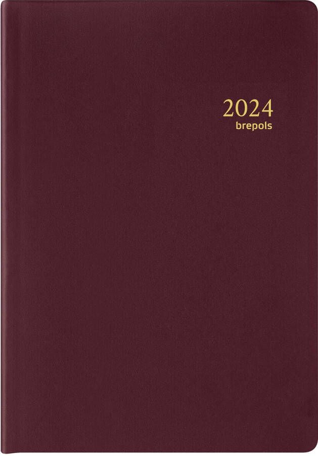Brepols agenda Armada Seta 4-talig bordeaux 2024