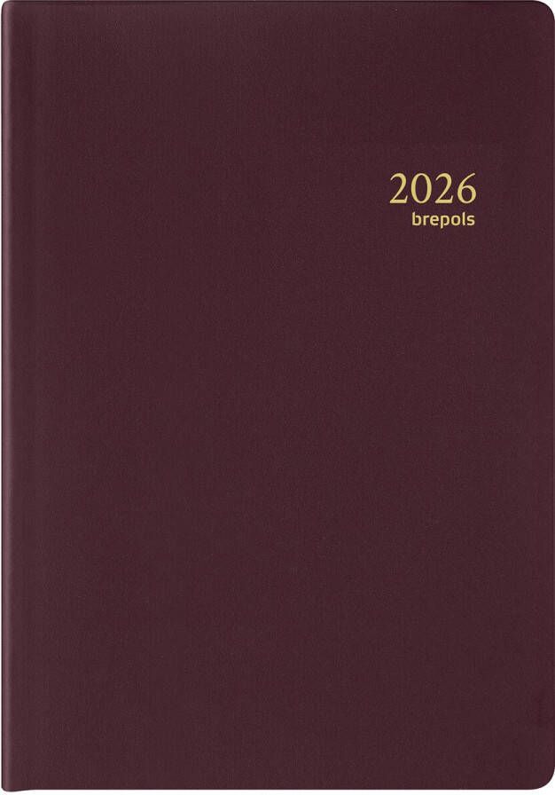 Brepols agenda Armada Seta 4-talig bordeaux 2026