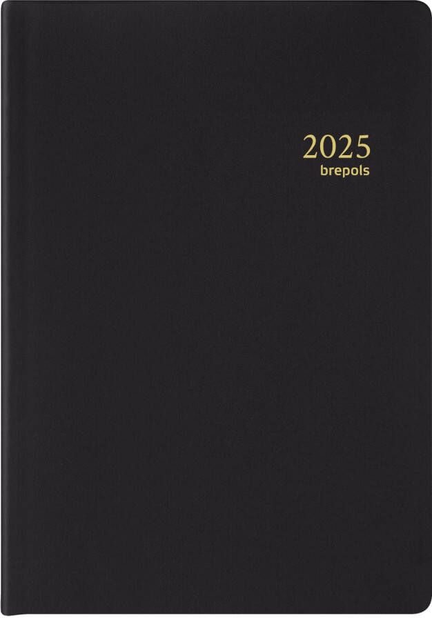 Brepols agenda Armada Seta 4-talig zwart 2025