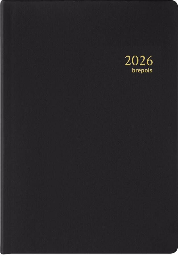 Brepols agenda Armada Seta 4-talig zwart 2026