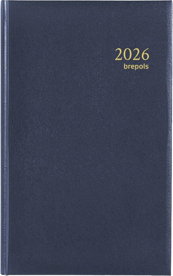 Brepols Agenda 2026 Brefix Lima 1dag 1pagina zwart