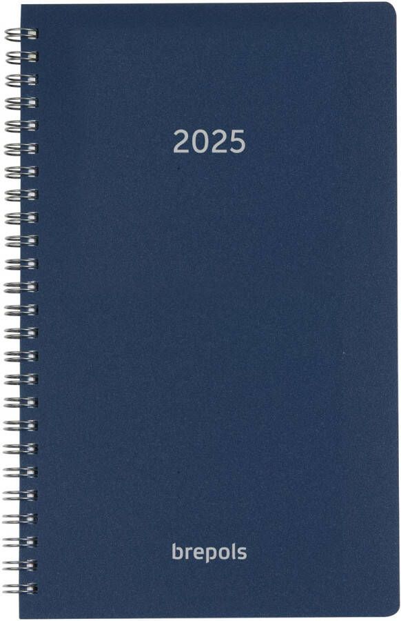 Brepols agenda Breform Polyprop 6-talig blauw 2025