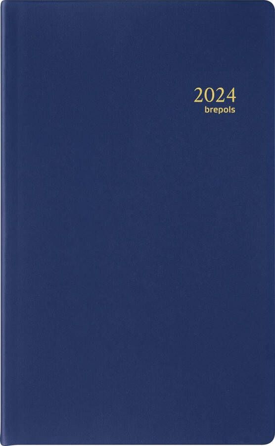 Brepols Agenda 2025 Breform Seta 1dag 1pagina zwart