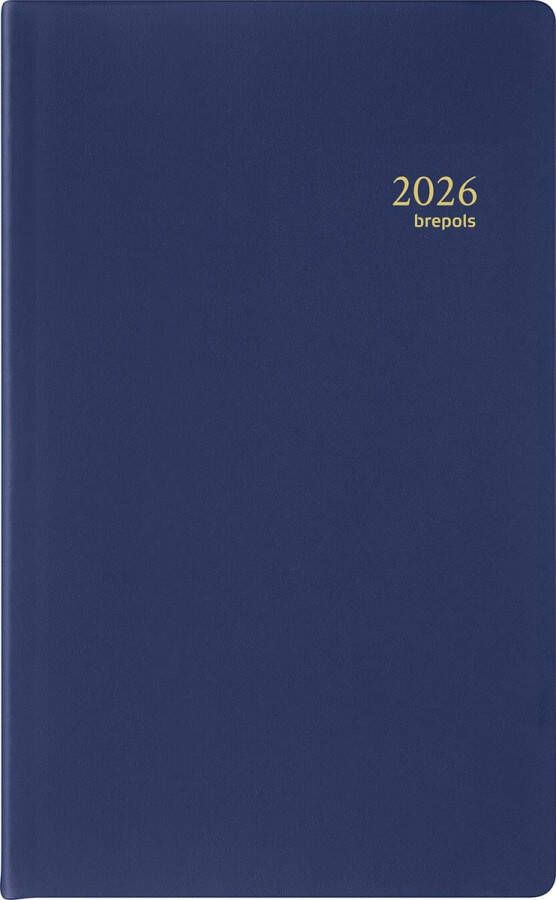 Brepols Agenda 2026 Breform Seta 1dag 1pagina zwart
