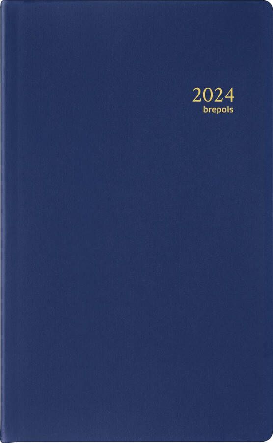 Brepols agenda Building Seta 6-talig blauw 2024
