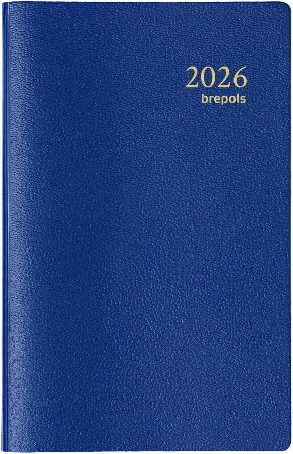 Brepols agenda Delta Genova 6-talig blauw 2026