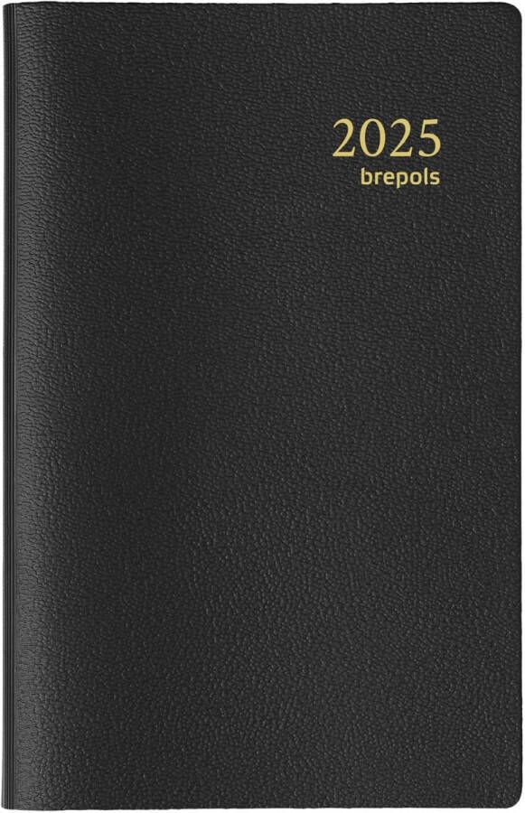 Brepols agenda Delta Genova 6-talig zwart 2026