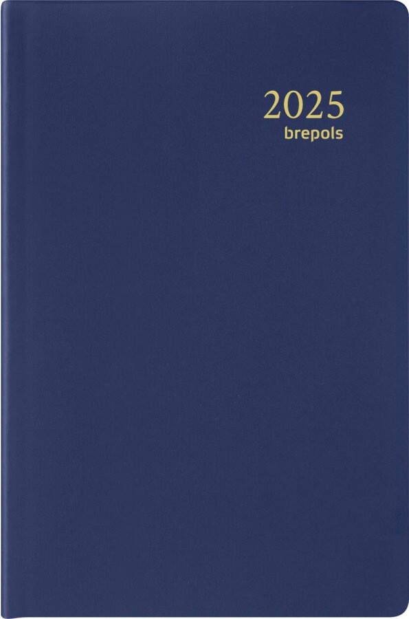 Brepols agenda Delta Seta 6-talig blauw 2026