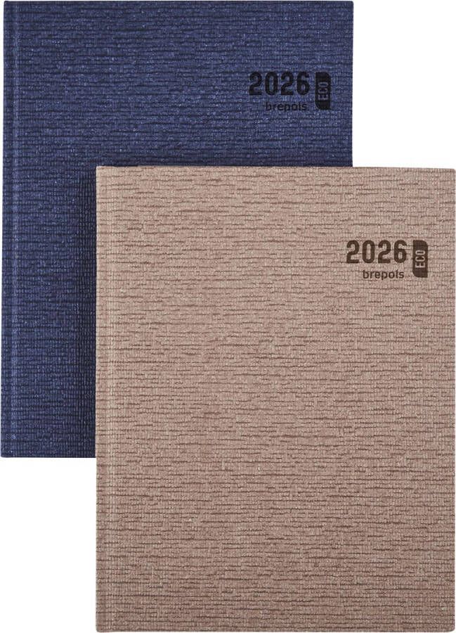 Brepols Agenda 2023 Ecotiming Kazar 7dag 2pagina's assorti bl zw