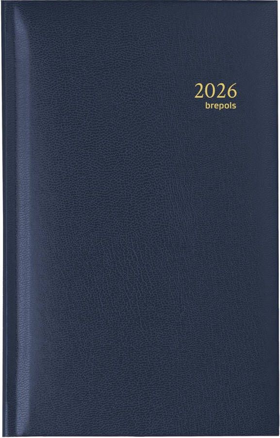 Brepols agenda Interplan Lima 6-talig blauw 2026