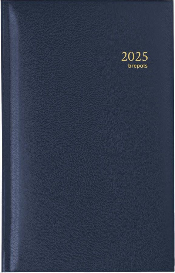 Brepols Agenda 2022 Interplan gebonden 7dag 2pagina's zwart
