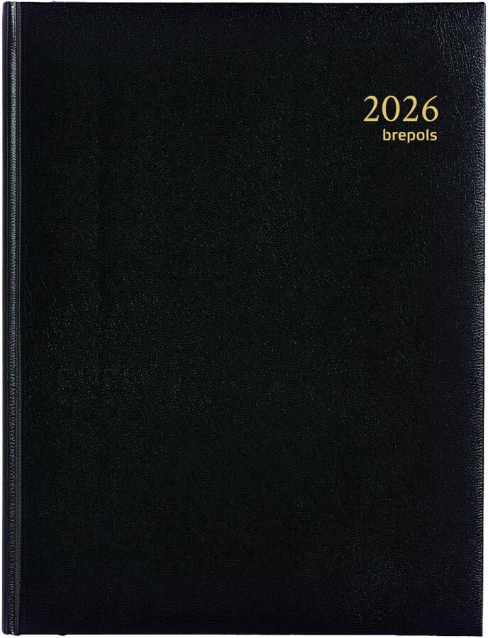 Brepols Agenda 2026 Ambassador Lima 1dag 1pagina zwart - Foto 2