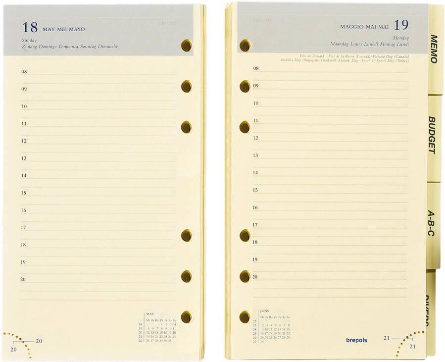 OfficeTown Brepols Brefax 11 vulling agendagedeelte 2019 - Foto 2