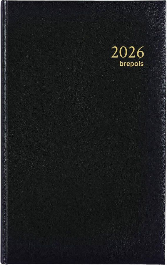 Brepols Agenda 2026 Brefix Lima 1dag 1pagina zwart - Foto 2