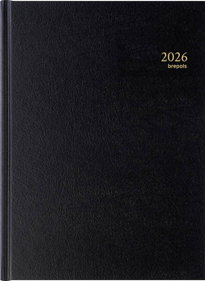 Brepols Agenda 2023 Bremax Santex A4 1dag 1pagina 4 kolommen zwart - Foto 2