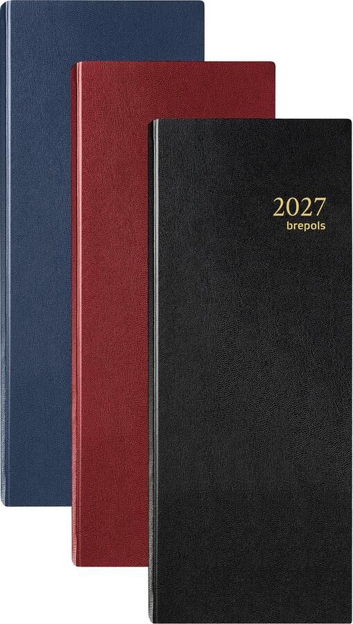 Brepols Agenda 2023 Saturnus Lima 1dag 1pagina lang zwart