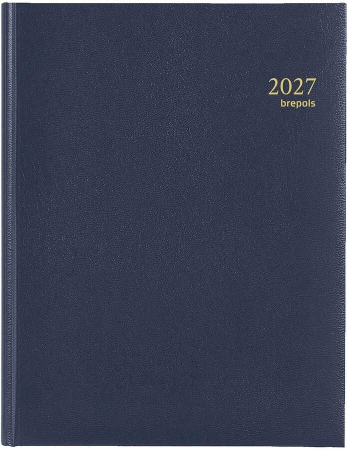 Brepols Agenda 2027 Timing Lima 7dagen 2pagina's viertalig zwart