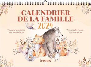 Brepols gezinskalender weekoverzicht Franstalig 2023