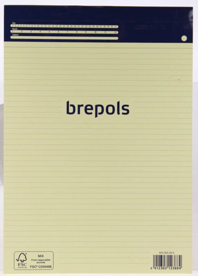 Brepols notitieboekje