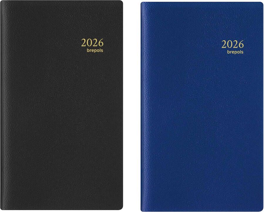 Brepols Agenda 2023 Plan-O-Rama Genova 1maand 2pagina's assorti