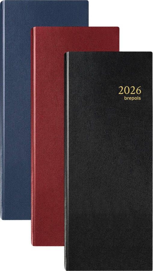 Brepols Agenda 2023 Saturnus Lima 1dag 1pagina lang zwart - Foto 2