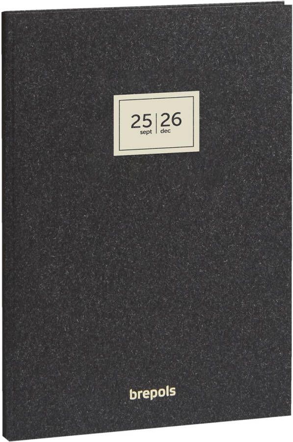 Brepols schoolagenda Weekly Notes Essenz antraciet 2025-2026