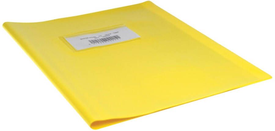 Merkloos schriftomslagen geel ft schrift 16 5 x 21 cm