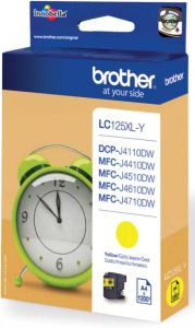 Brother LC-125XLY inktcartridge 1 stuk(s) Origineel Extra (Super) hoog rendement Geel (LC-125XLY)
