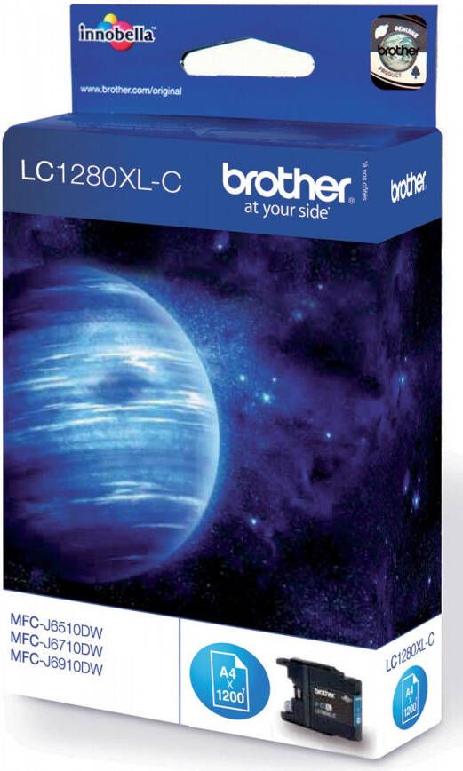 Brother inktcartridge 1.200 pagina&apos;s OEM LC-1280XLC cyaan