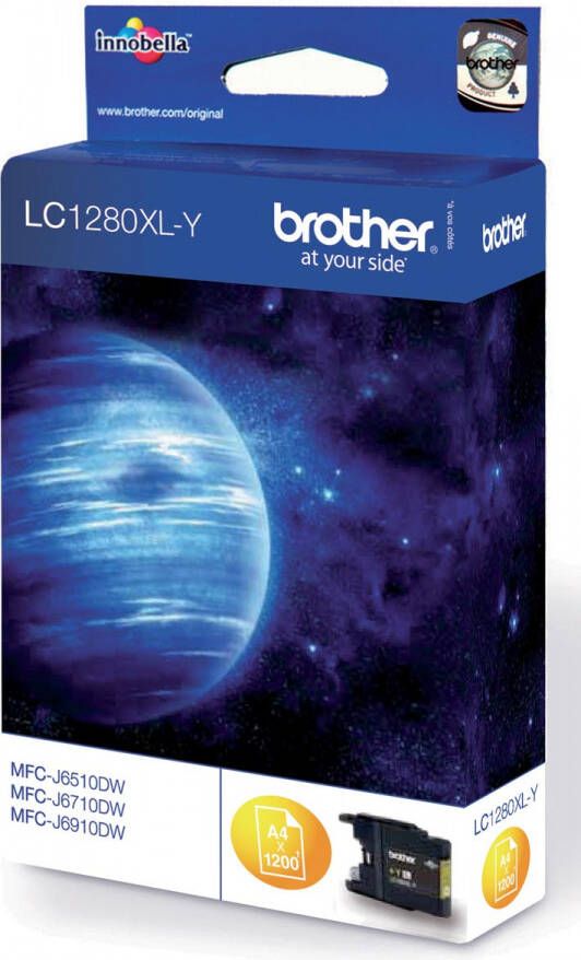 Brother inktcartridge 1200 pagina&apos;s OEM LC-1280XLY geel